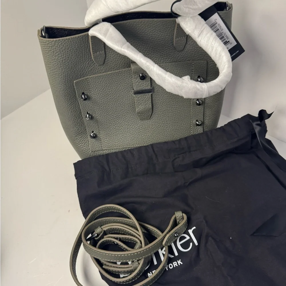 BOTKIER NEW YORK Warren Bite Size Leather Tote NWT